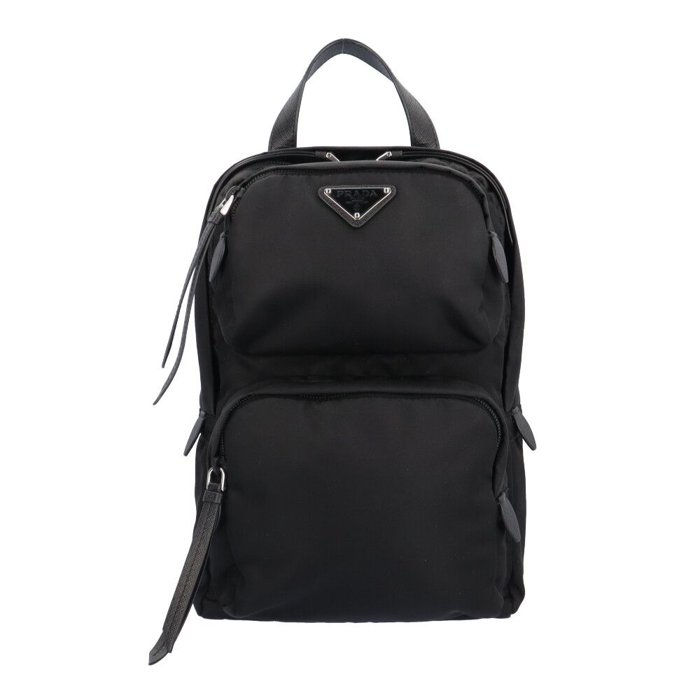 プラダ ボディバッグ ナイロン 1BZ206 ブラック ユニセックス PRADA