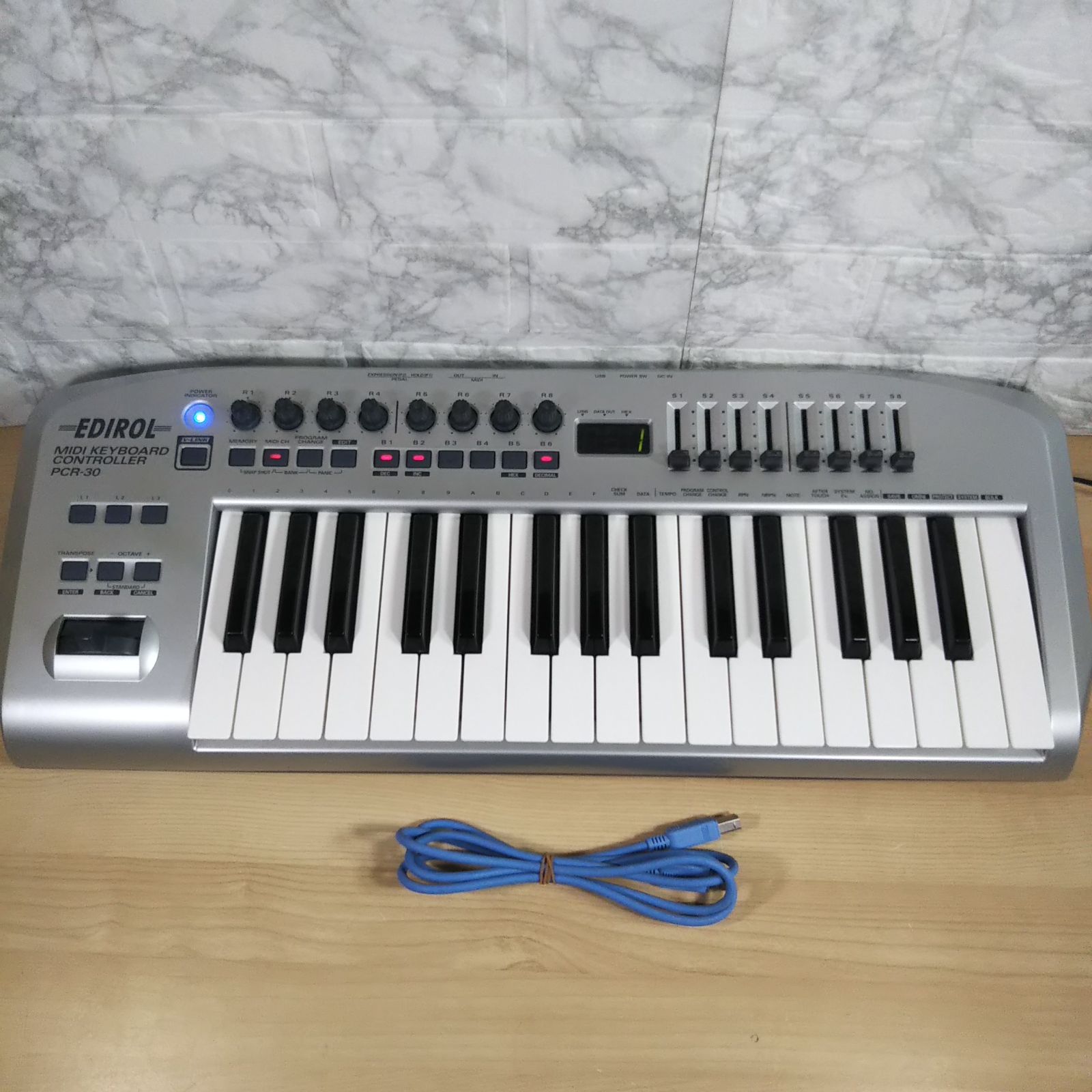 Roland MIDI Keyboard Controller EDIROL PCR-30 USB MIDI標準キーボード32鍵　中古品