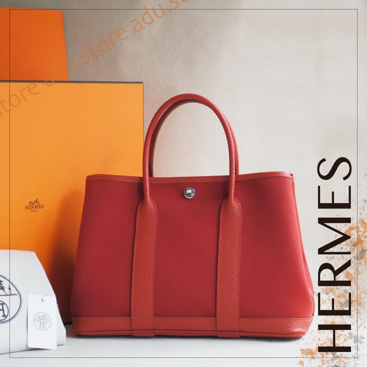 極美品☆ エルメス HERMES ガーデンパーティ TPM トワルオフィシェ