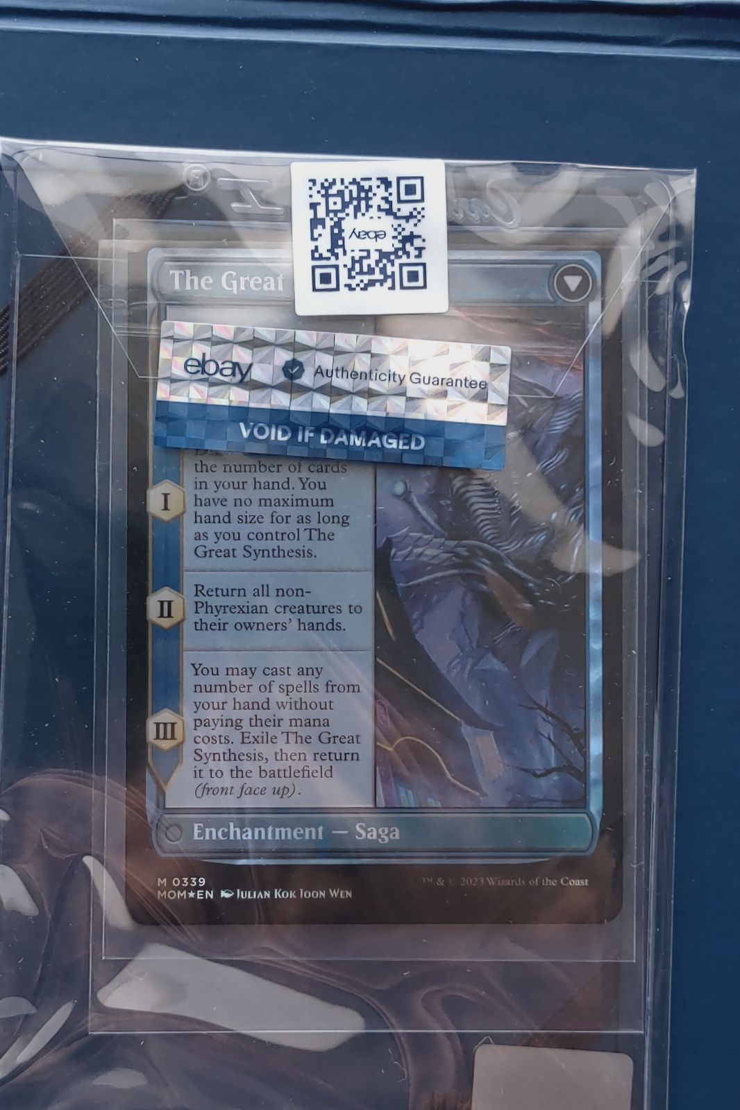 ダブルレインボウ Foil ジン ギタクシアス Jin-Gitaxias 大いなる合成 The Great Synthesis シリアル入り