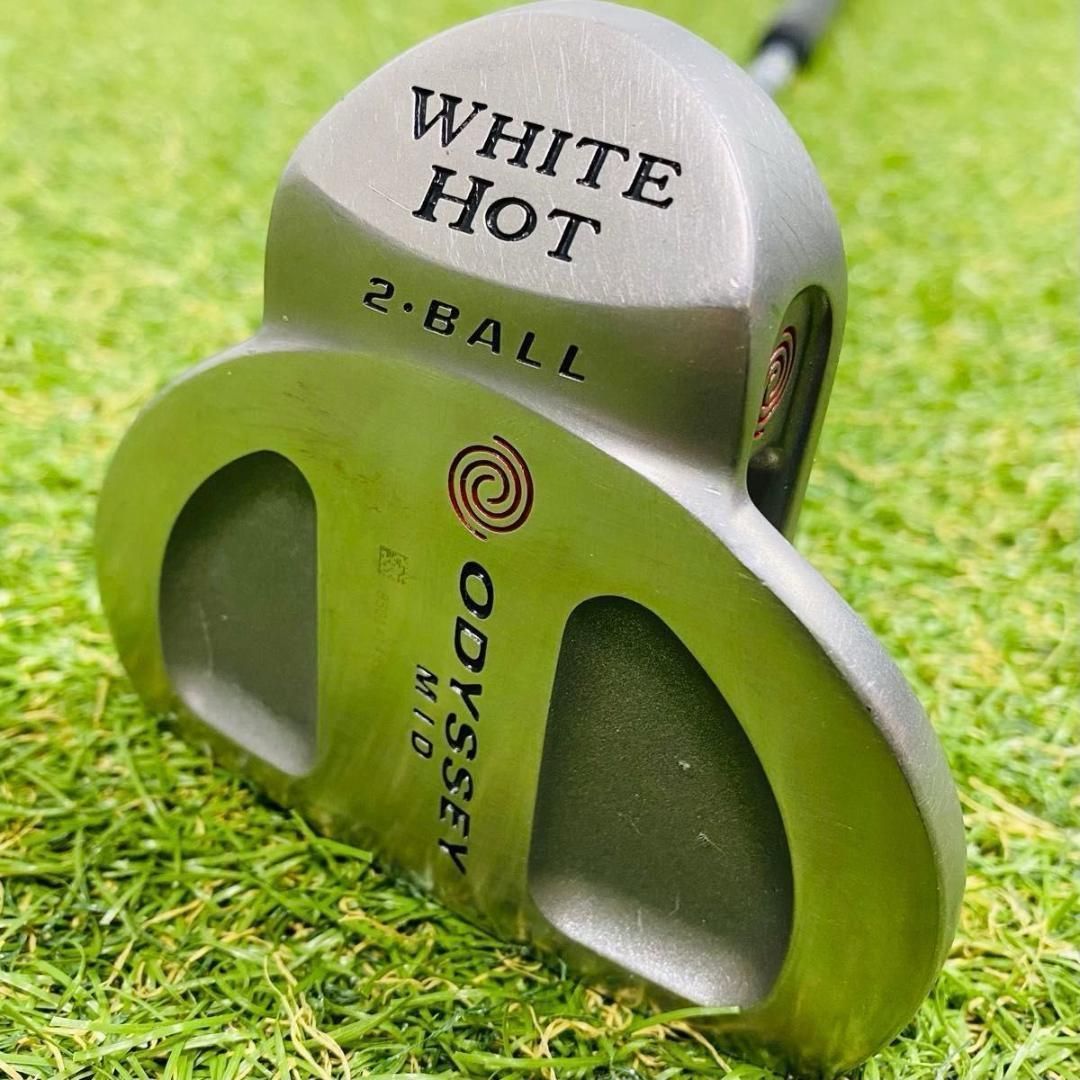 【良品】オデッセイ ホワイトホット 2-BALL ロングパター 39インチ 良品】オデッセイ ホワイトホット 2-BALL ロングパター 39インチ