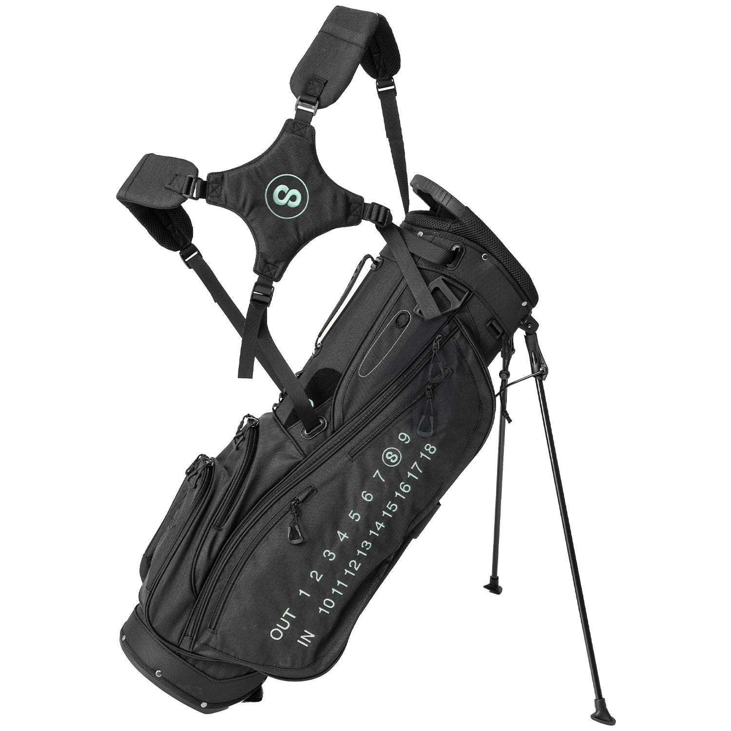 SPEDEY GOLF] キャディバッグ スタンドバッグ 軽量 2.2kg 防水 5