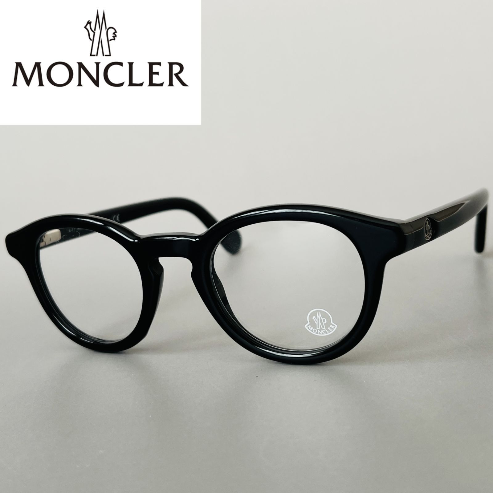 モンクレール メガネ ボストン ブラック 黒 オーバル シンプル 黒ぶち モンクレール メガネ MONCLER ボストン ブラック 黒 メンズ レディース