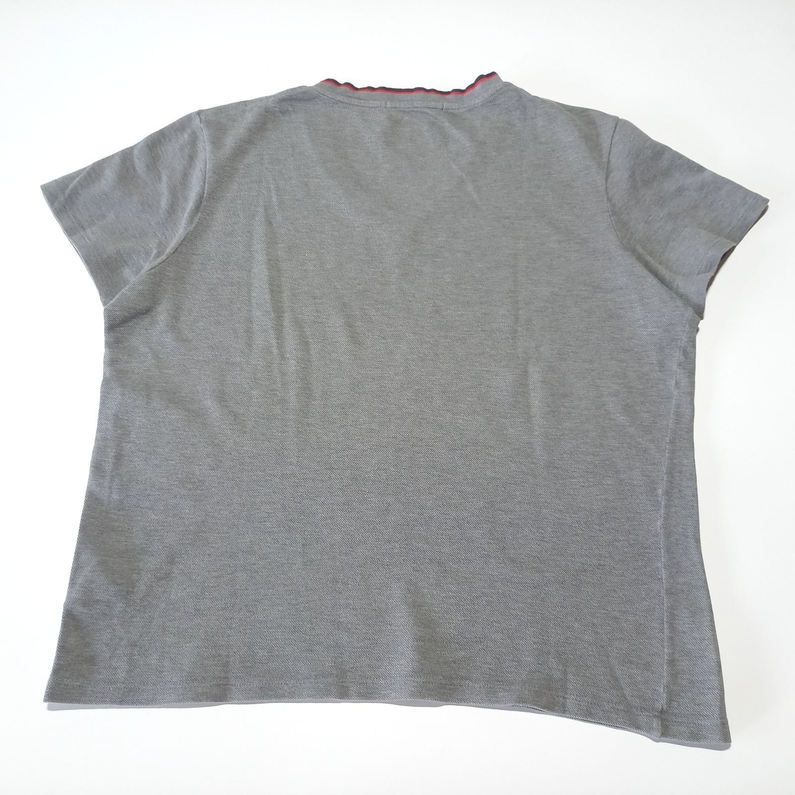 GUCCI Vネック Tシャツ カットソー イタリア製 グレー M グッチ Vネック 半袖 Tシャツ カットソー グレー Mサイズ GUCCI