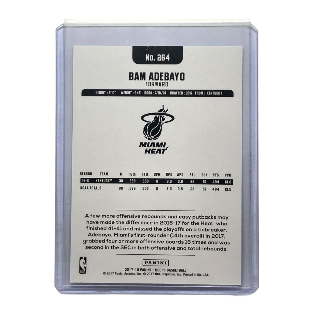 PANINI NBAカード HOOPS BAM ADEBAYO HEAT 14/25 #264 送料無料 中古 IT2 PANINI NBAカード HOOPS BAM ADEBAYO HEAT 14/25 #264 送料無料
