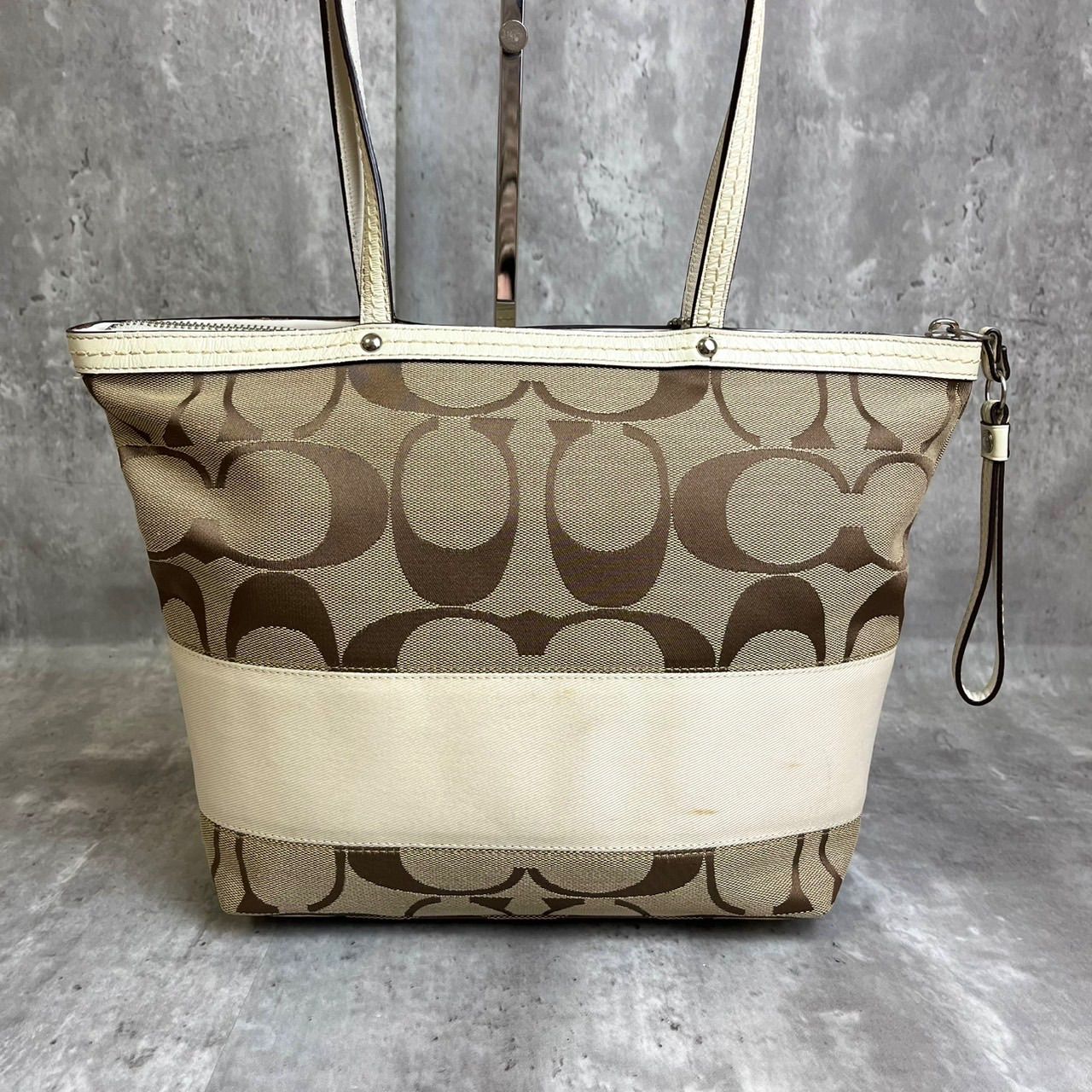 ✨良品✨ COACH コーチ トートバッグ ハンドバッグ シグネチャー