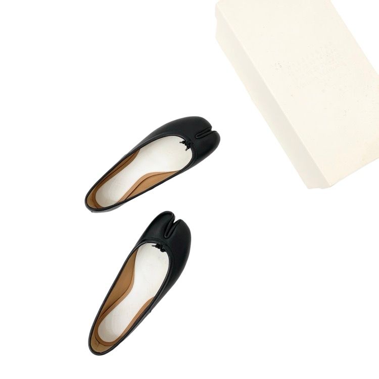 Maison Margiela メゾンマルジェラ タビ バレリーナ Tabi バレエシューズ ブラック 35|22cm S58WZ0046