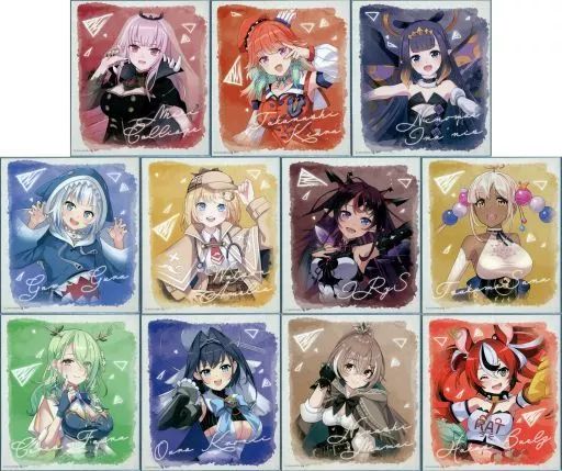 紙製品 全11種セット ホロライブ hololive SUPER EXPO 2025 トレーディングミニ色紙 vol.6 ホロライブEnglish