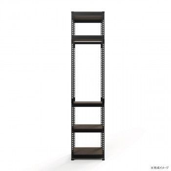 ハンガー5段 幅51cm MK-2255HBK ブラック