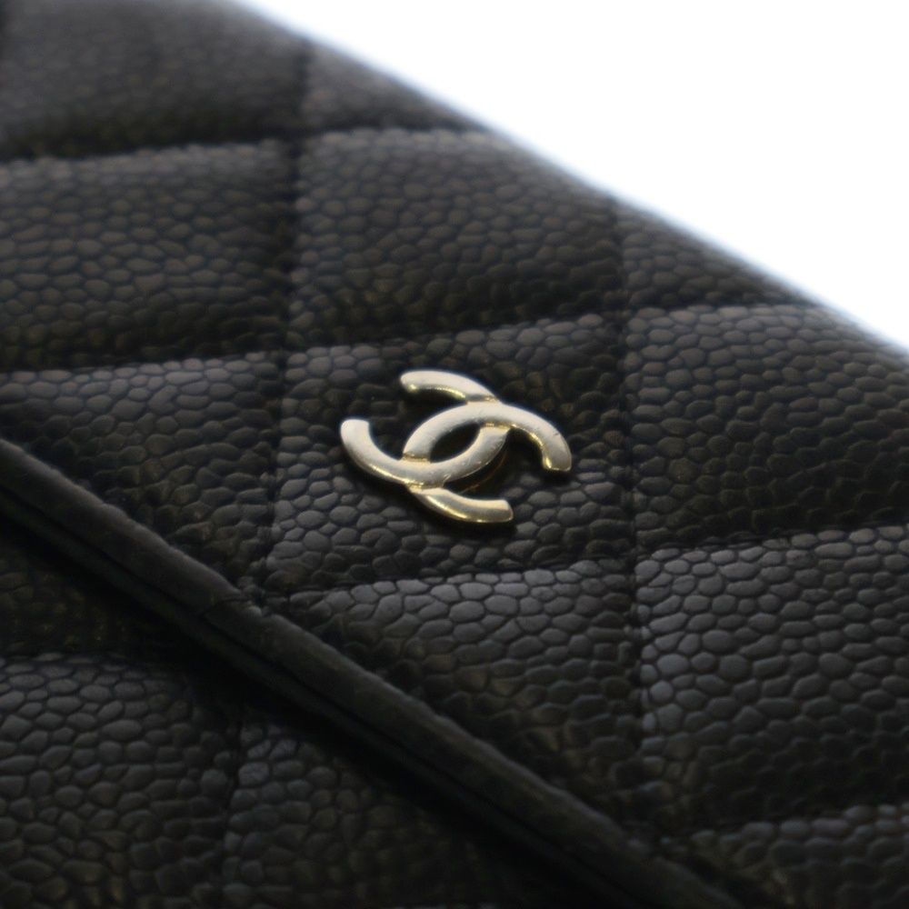 CHANEL (シャネル) ココマーク キャビアスキン マトラッセ