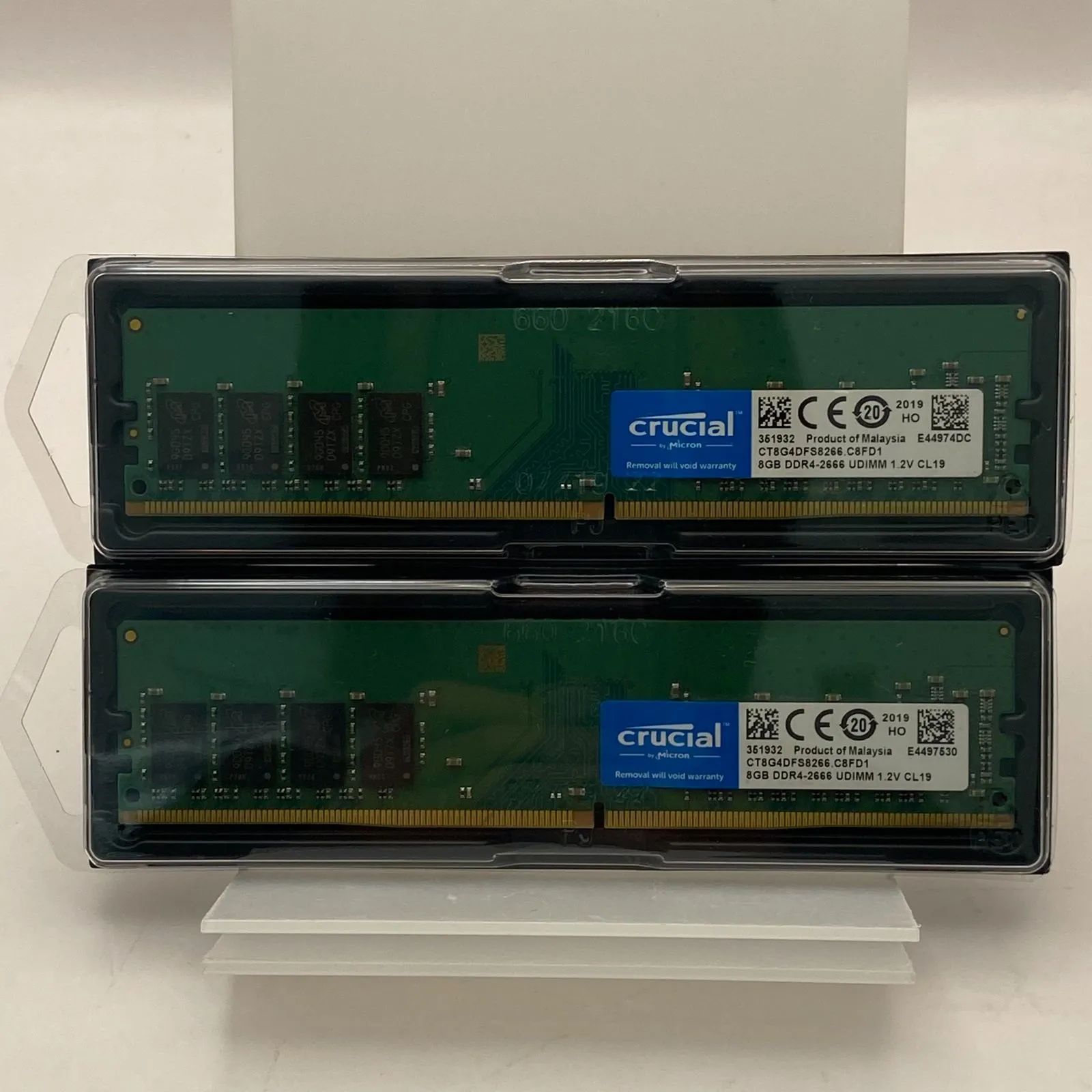【中古】Crucial DDR4 SODIMM 2666 8GB 2本組 Crucial 8GB DDR4 2666 MT/s (PC4-21300) SODIMM 260-Pin Memory