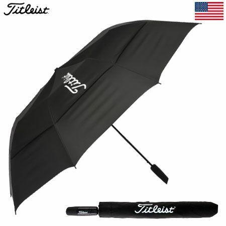 Titleist 折りたたみ傘　ブラック 新品未使用品】タイトリスト PLAYERS FOLDING UMBRELLA 折り畳み