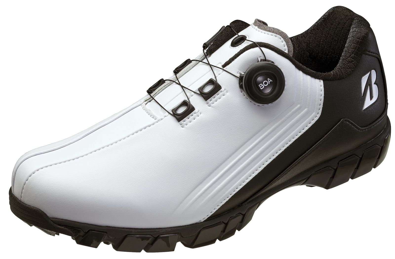 BRIDGESTONE GOLF ブリヂストンゴルフ ゴルフシューズゼロ スパイク バイター ワイド SHG380 メンズ ホワイト|ブラック 26.0 cm 4E ホワイト|ブラック 26.0 cm 4E