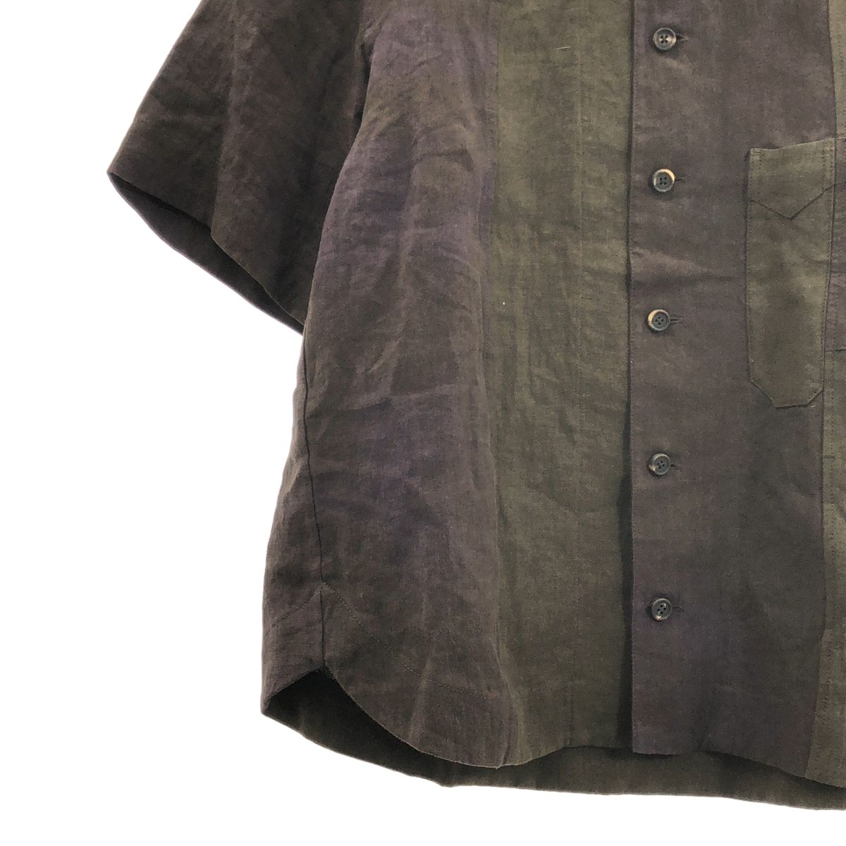 美品】 ziggy chen / ジギーチェン | 2025SS | Patchwork Short Sleeve  