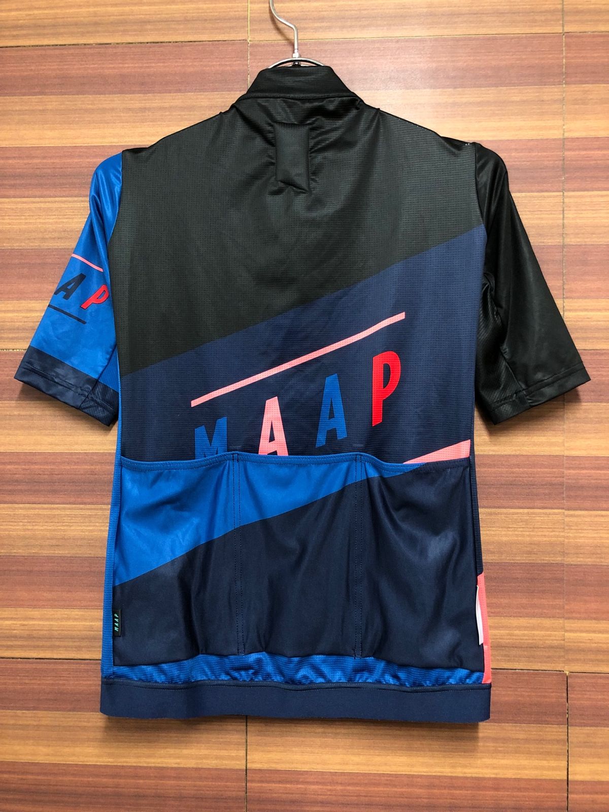 IA770 マープ MAAP PRO FIT JERSEY 半袖 サイクルジャージ S 黒 ネイビー