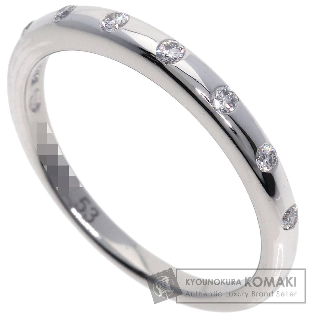 BVLGARI ブルガリ フェディ 7P ダイヤモンド リング 指輪 PT950 レディース