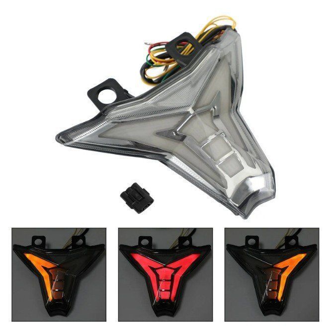 Z1000 ZX-10R Ninja用 レッドレンズ テールランプ ブレーキウインカーZYL135