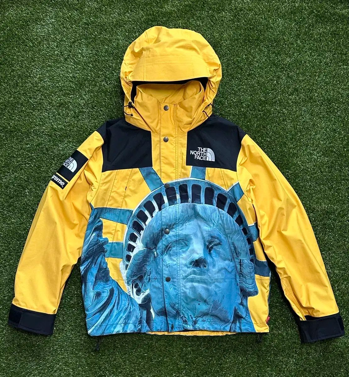 【雷市場（ポンジャン）商品韓国直送】Supreme(シュプリーム) THE NORTH FACE(ザノースフェイス) 自由の 女神像 マウンテン  ジャケット