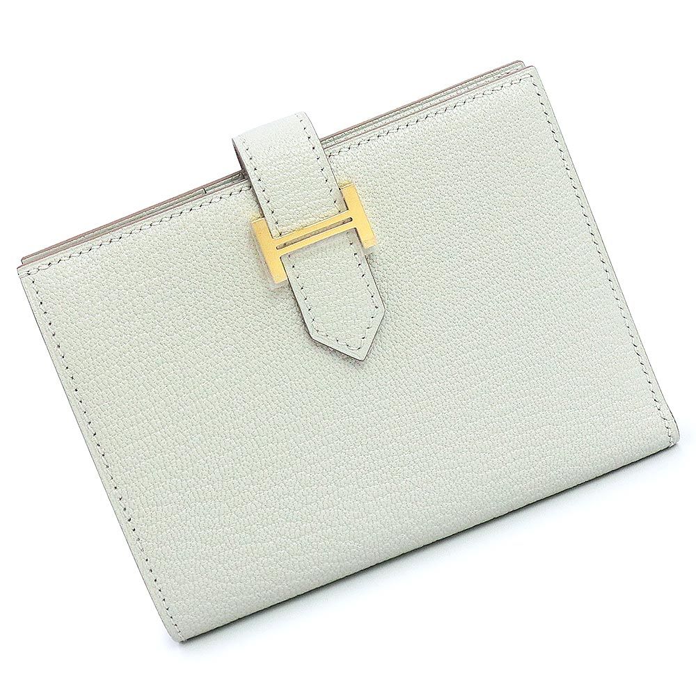 エルメス ベアン コンパクト 二つ折り財布 シェブル シェーブルミ  