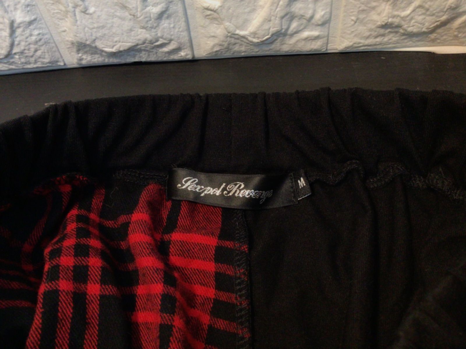 SEXPOT ReVeNGe チェーン付き 切替 ワイドパンツ V系 パンク