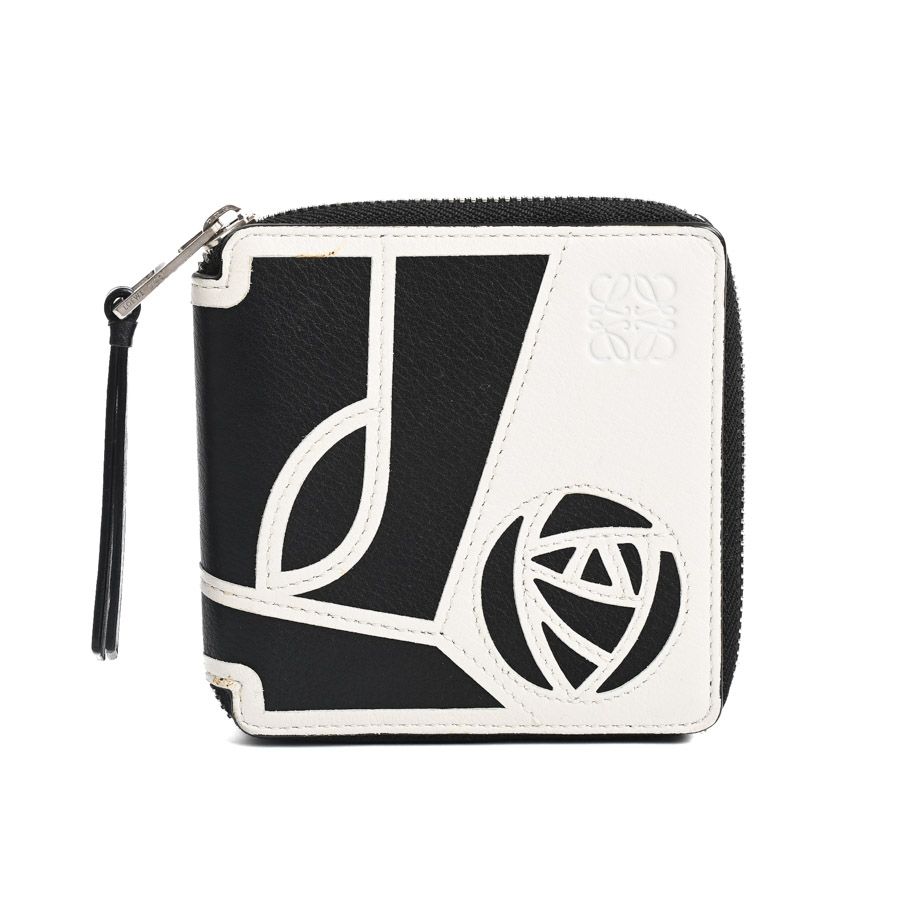 LOEWE ロエベ 二つ折財布 パズルスクエアジップウォレット