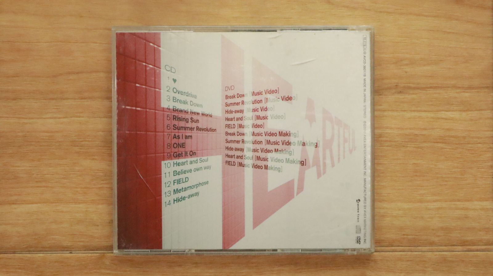 国内盤CD☆トリプルエー/AAA□ HEARTFUL(DVD付) 【AVCD38017B