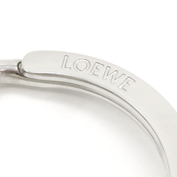 ロエベ LOEWE キーホルダー アナグラム キーリング パラジウム