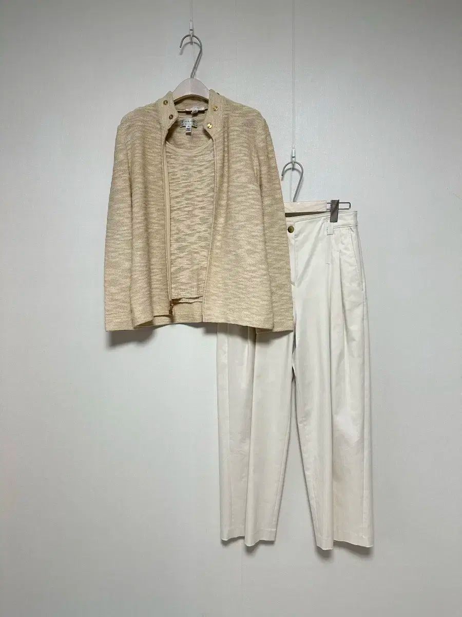 センゾーネ ルレックス カーディガン ノースリーブ セット