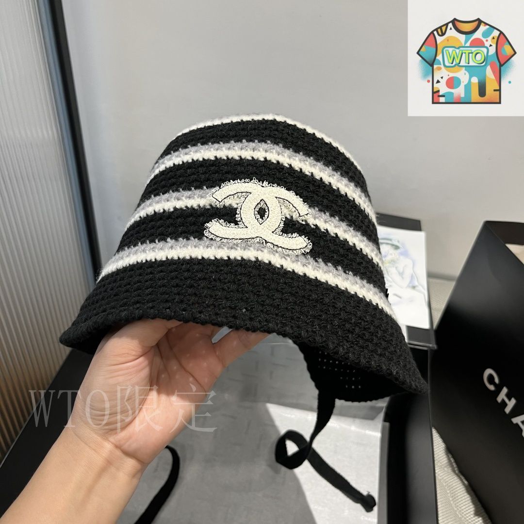今日特価】Chanel 新款 ニットフィッシャーハット - メルカリ