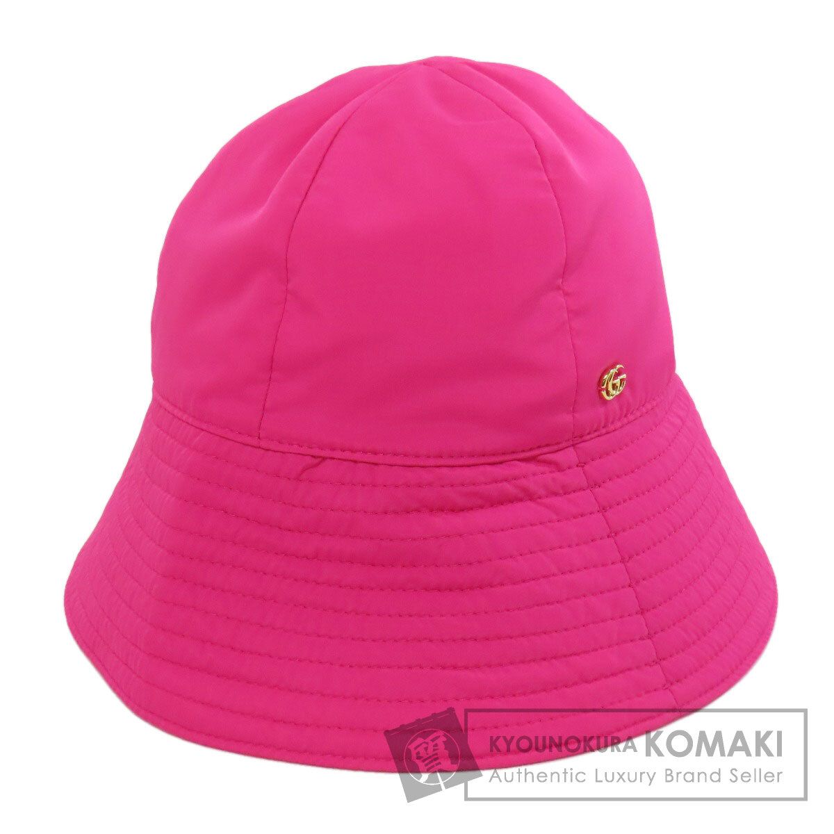 GUCCI グッチ 729470 バケットハット ダブルG 帽子 ナイロン レディース