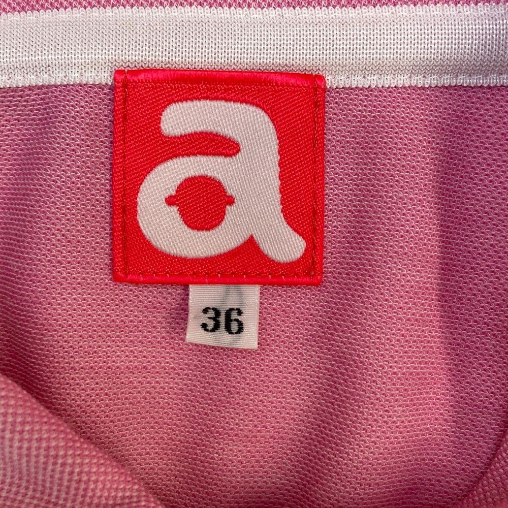 archivio - 【新品】アルチビオ　半袖ポロシャツ　Mサイズ　ピンク サイズ：36 ARCHIVIO アルチビオ 半袖ポロシャツ ピンク系