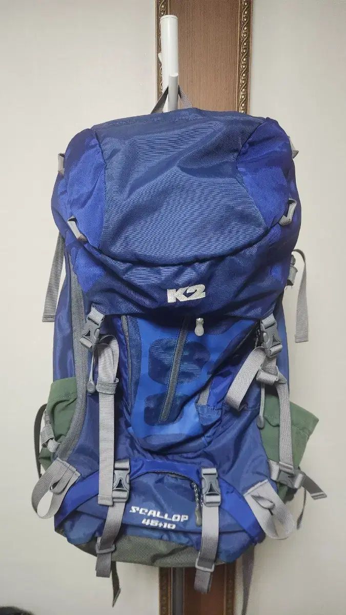 K2 ホタテ貝 45 ＋ 10 登山 リュックサック ブルー 無料配送