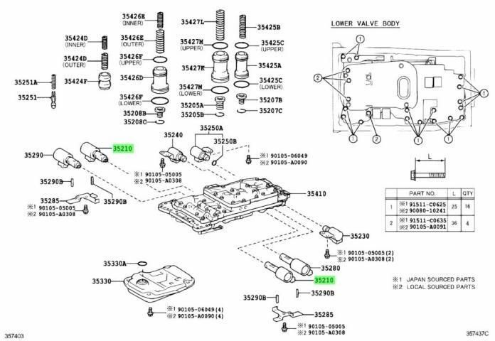 トヨタ マーク X GRX121 トランスミッション ソレノイドASSY トヨタ ...