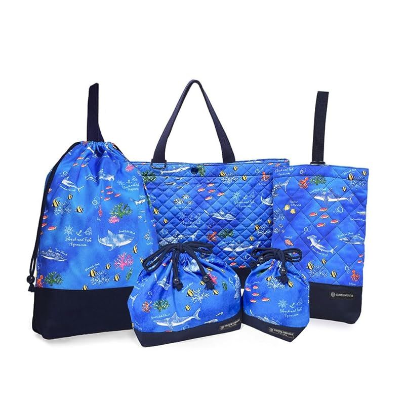 COLORFUL CANDY STYLE 入学準備 入園準備 入学セット 入園セット 袋 男の子 入園入学セット キルティング ブルーラグーン N8148500