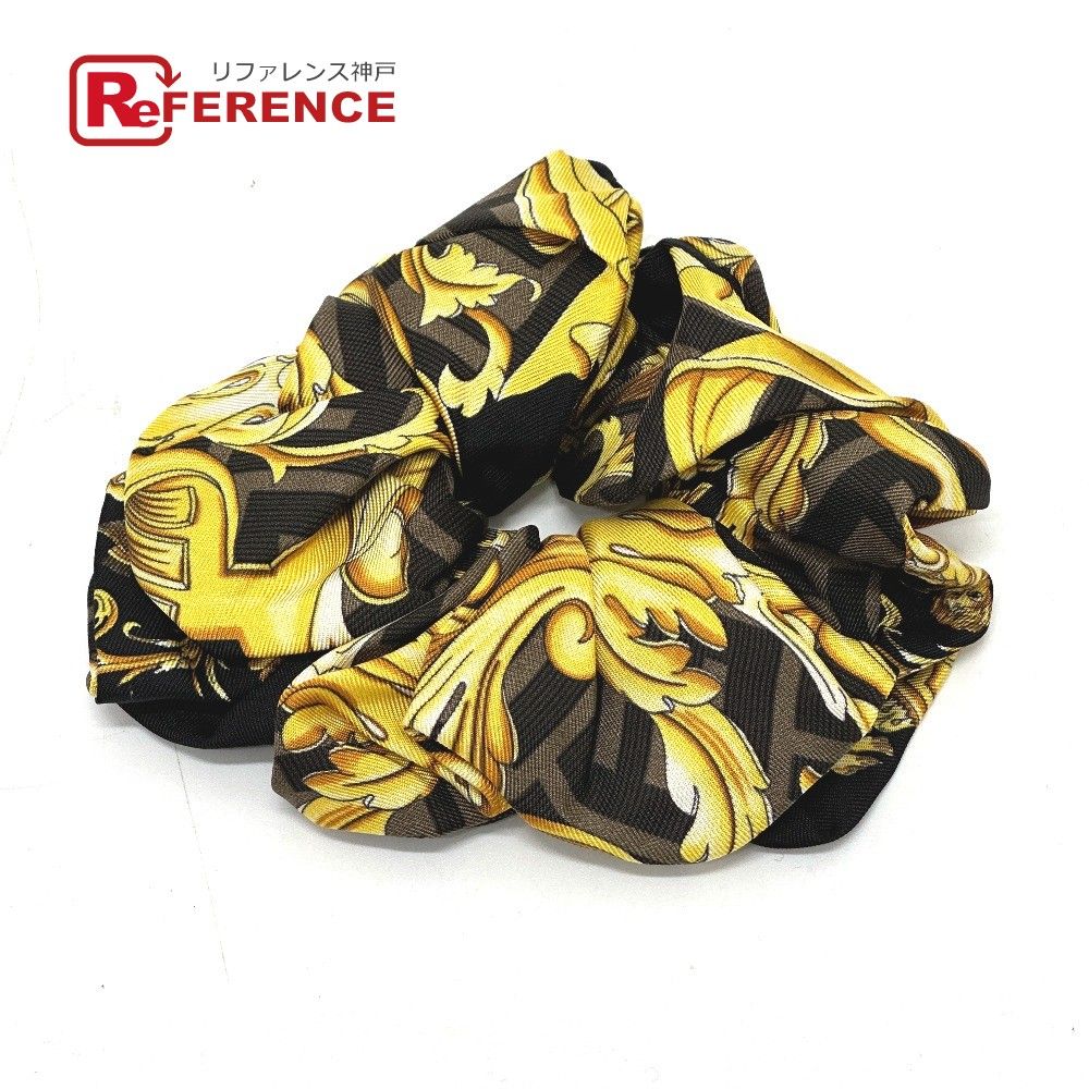 美品 FENDACE シュシュ FENDI フェンディ シュシュ フェンダーチェ FENDACE シルク