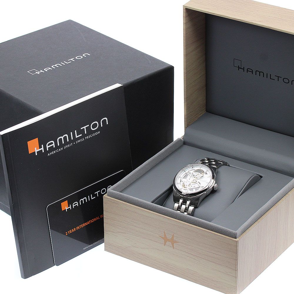 ハミルトン ジャズマスター スケルトン H324050 自動巻き レディース