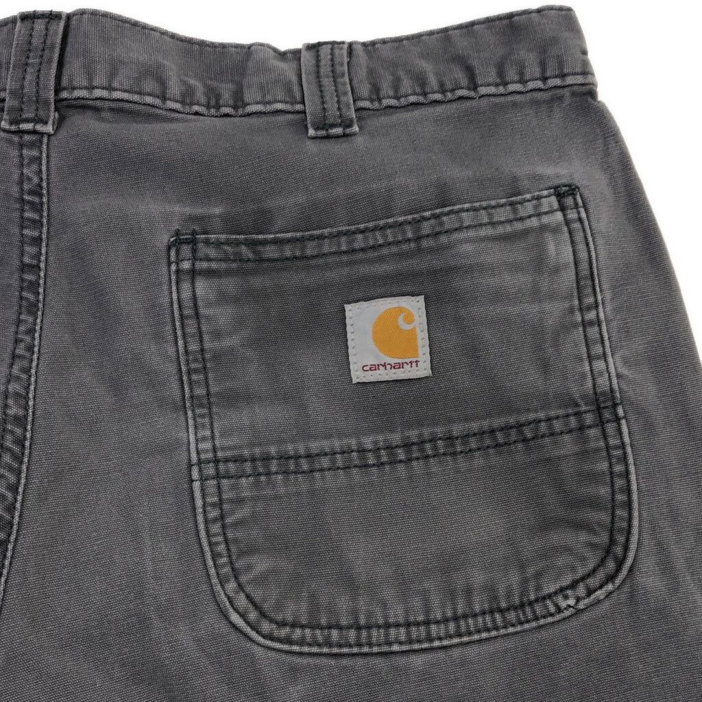 カーハート　ダブルニー　ペインターパンツ　グレー　古着　W38 L30 USA製 carharttカーハート ダブルニー ダック地 ペインター