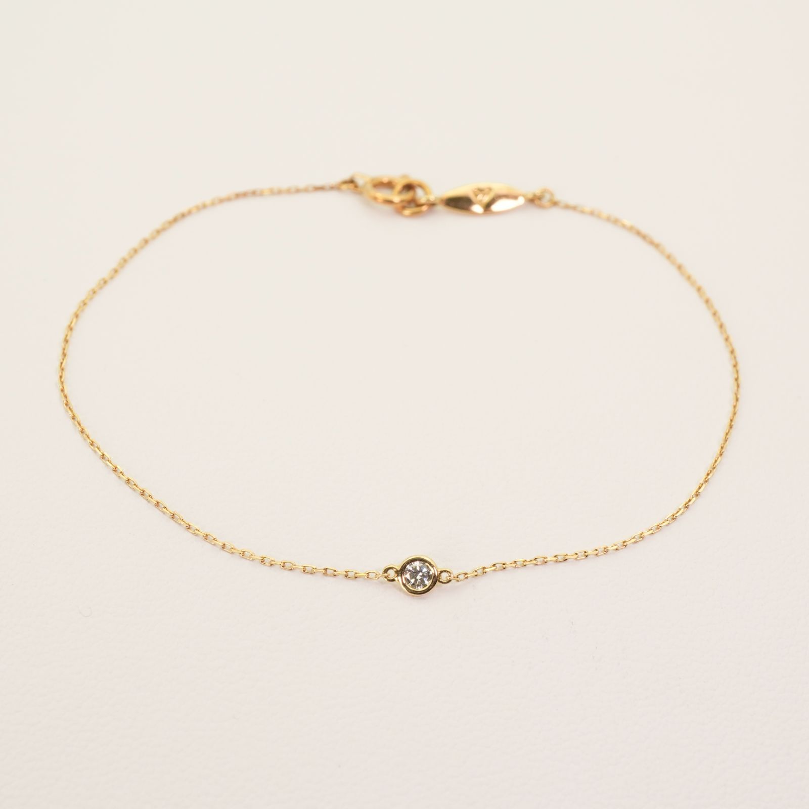 AHKAH K18ヌーディーダイヤブレスレット