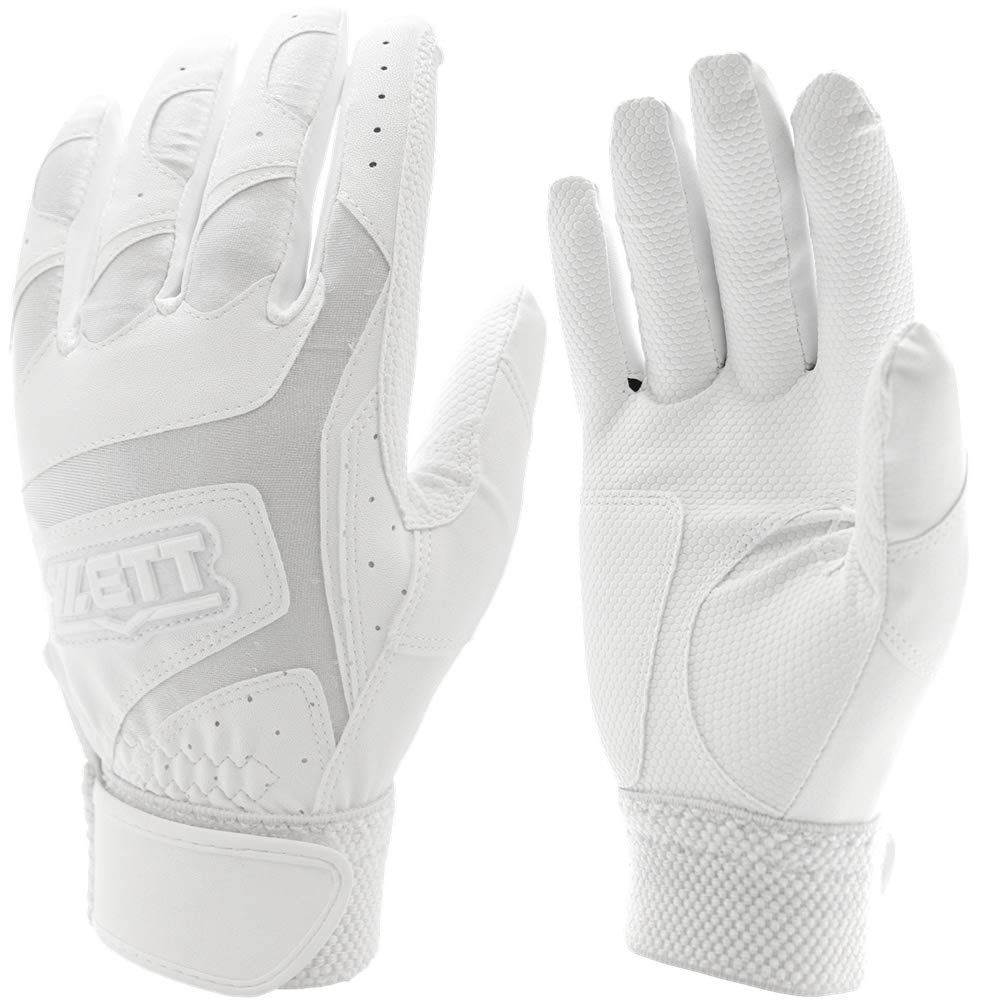 【人気商品】M（24-25cm） ホワイト（1100） bg679hs 両手用 バッティンググローブ 高校生対応 【ZETT】ゼット