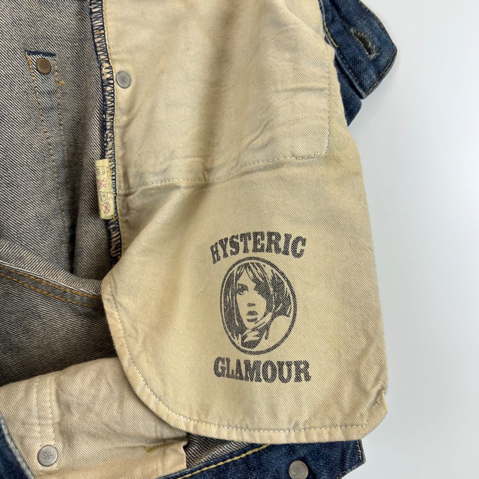 HYSTERIC GLAMOUR W30 damage denim grunge y2k ヒステリック