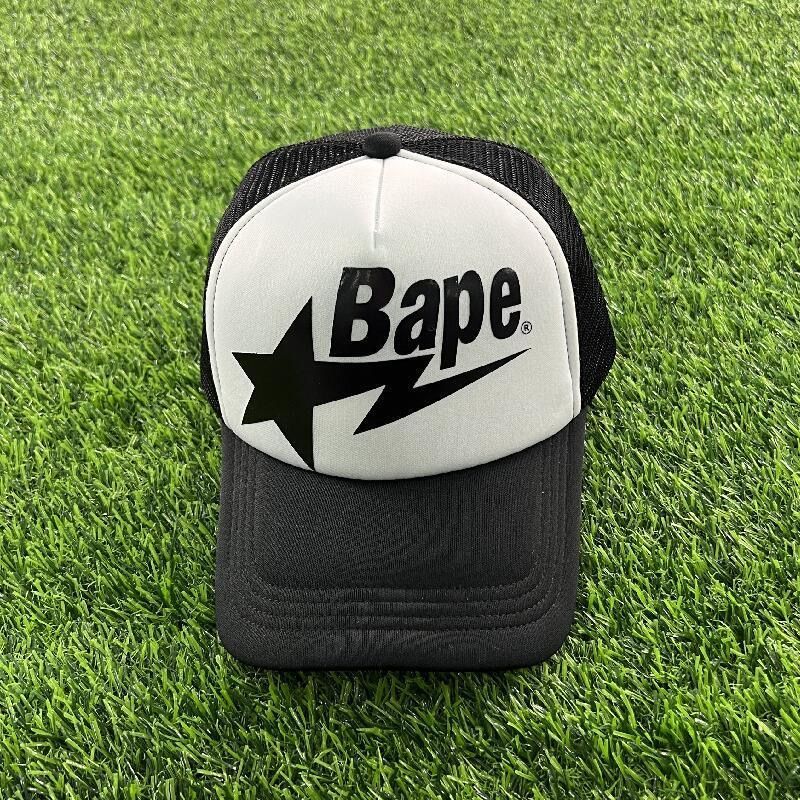 bapesta A BATHING APE メッシュ ロゴ キャップ 87-