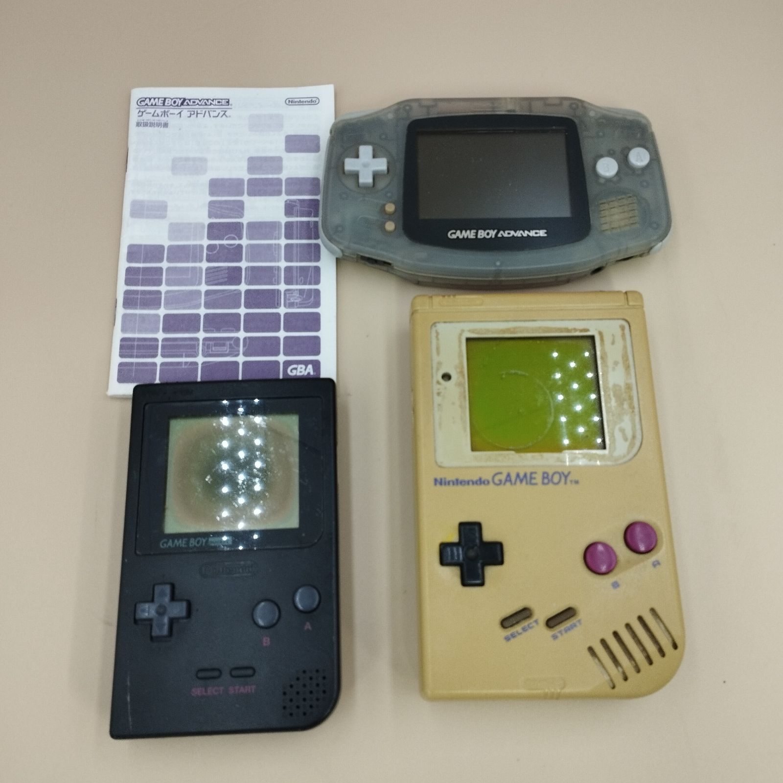 D12747 ニンテンドー Nintendo ゲームボーイ 3台セット ジャンク