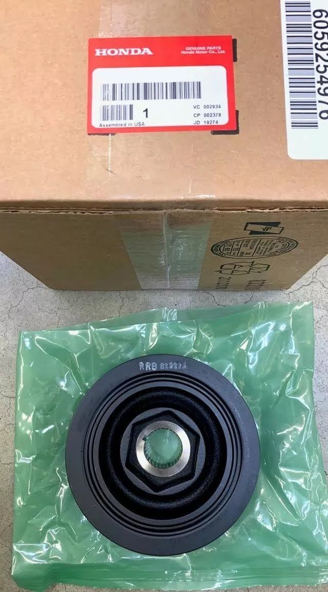 未使用 ホンダ ABA-FN2 シビック TypeR 純正 クランクプーリー クランクシャフト プーリーCOMP HONDA Crankshaft pulley COMP