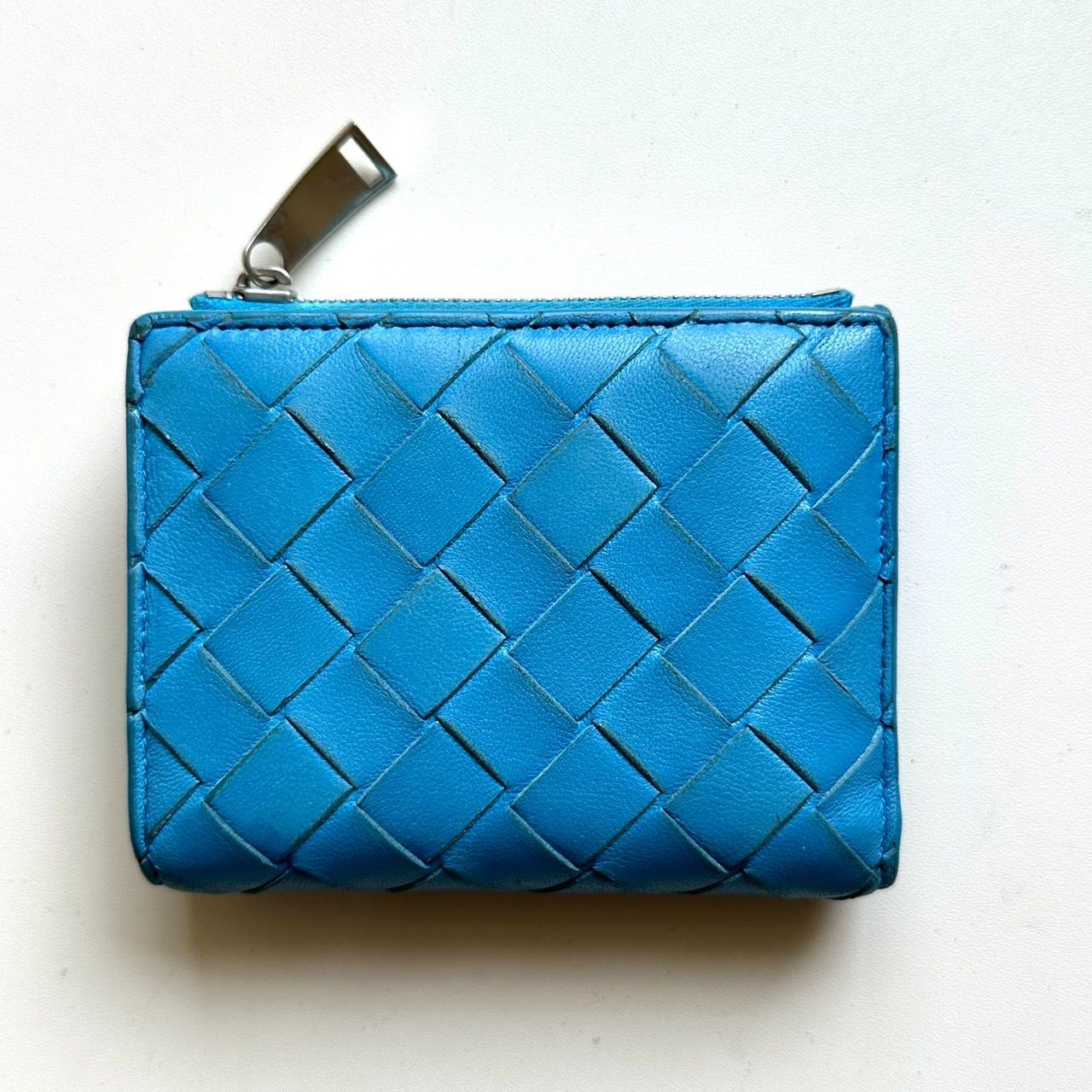 Bottega Veneta 二つ折り財布 ネイビー BOTTEGA VENETA 二つ折り財布