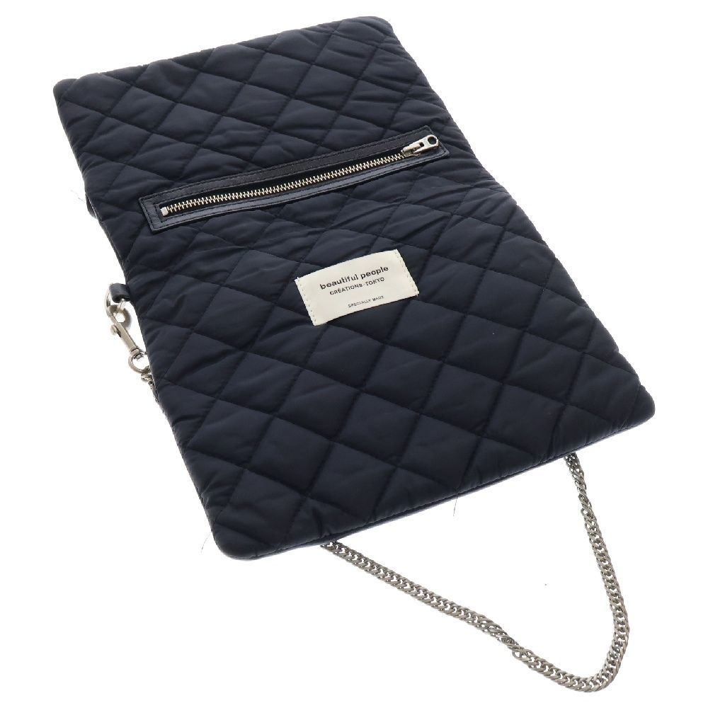 beautiful people ライダースリバーシブルクラッチ beautiful people (ビューティフルピープル) RIDERS REVERSIBLE W