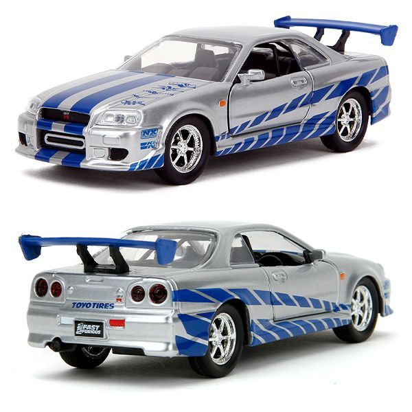 【新品】ワイルドスピード Jada Toys R34 GT-R ダイキャストカー Jada ワイルドスピード ミニカー 1/32 日産 スカイライナー r34