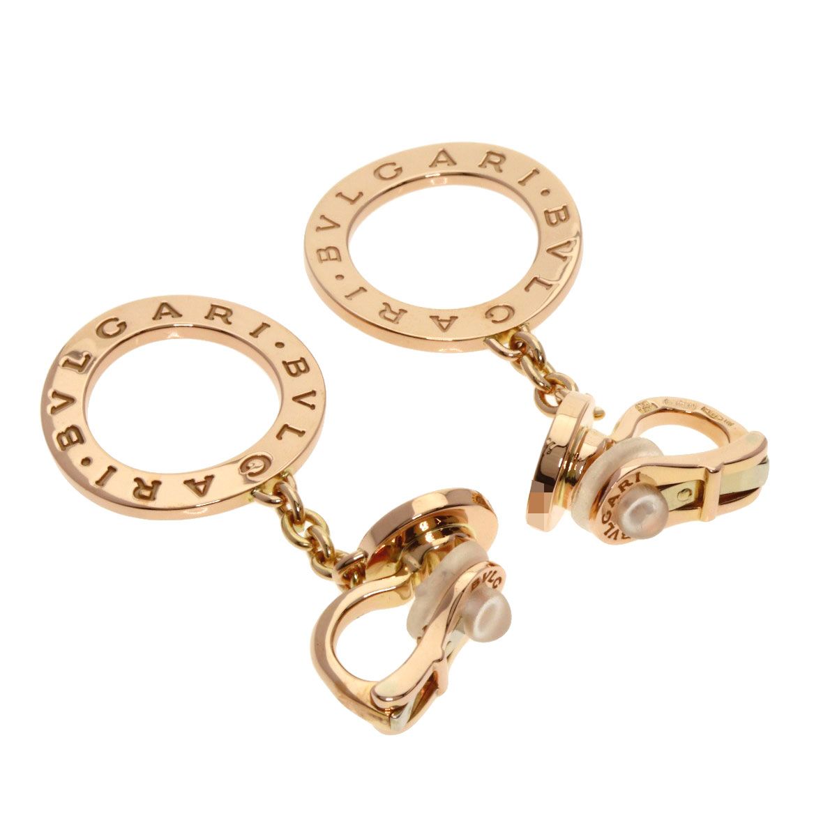 BVLGARI ブルガリ ブルガリブルガリ ダイヤモンド ピアス K18PG