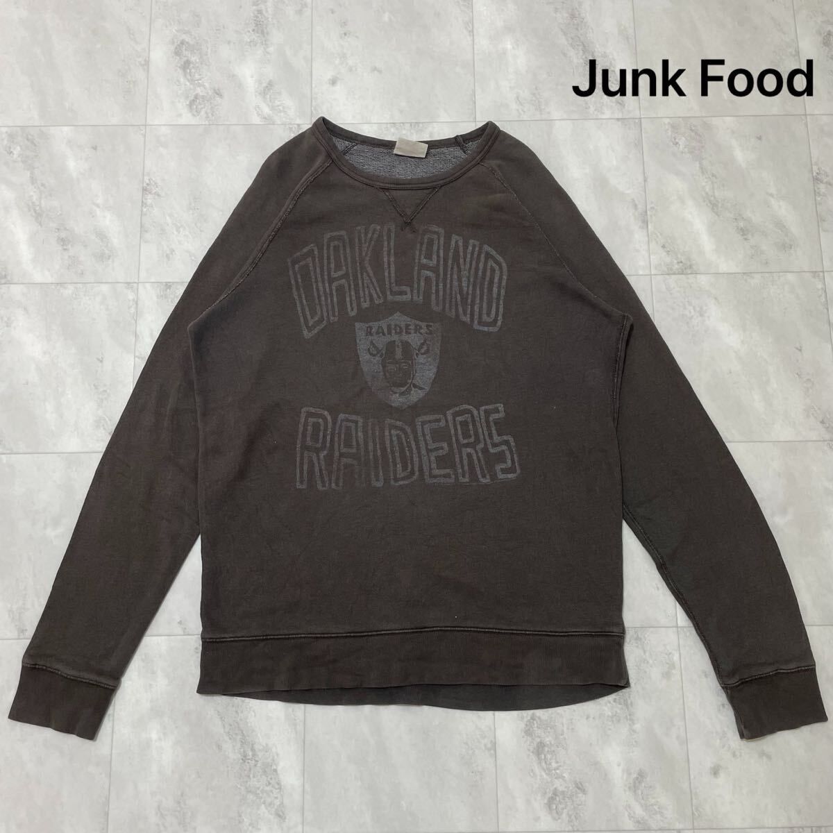 Junk Food ジャンクフード sweat スウェット トレーナー RAIDERS 