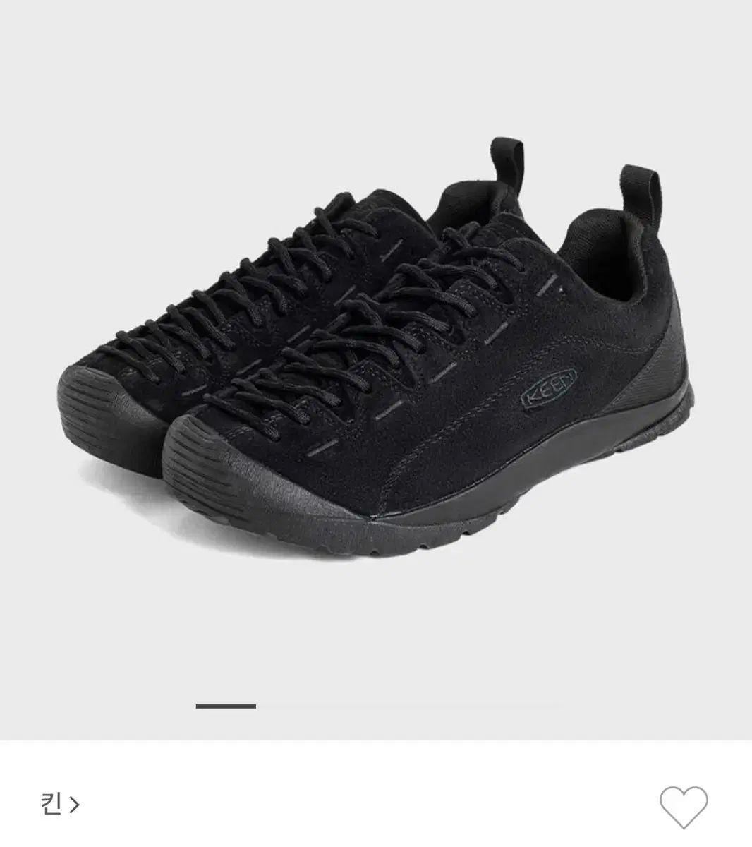 KEEN キーン ジャスパー スニーカーズ 毛深い 黒