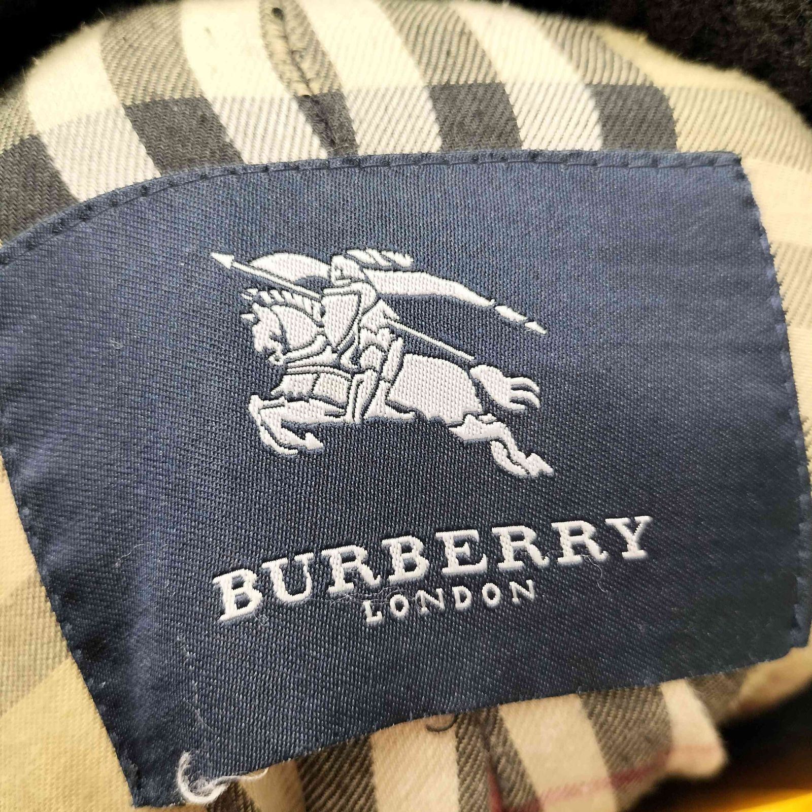 コーデュロイ BURBERRY バーバリー コーデュロイ切り替え ニット 